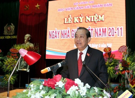 Phó Thủ tướng Thường trực thăm Học viện Cảnh sát nhân dân - ảnh 1